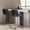 Tabourets de bar MAYEERTY - Chaises de salle à manger sans accoudoirs pour la maison, le bureau et la cuisine