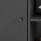 Meuble TV de divertissement moderne et minimaliste Famapy : Design moderne avec console multimédia à grand rangement, étagère TV flottante