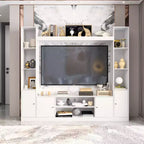 Famapy Modern and Minimalist Entertainment Center TV Stand: Modern Design with Ample Storage Media Console, Floating TV Shelf