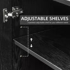 Meuble d'appoint en bois PexFix avec étagères réglables