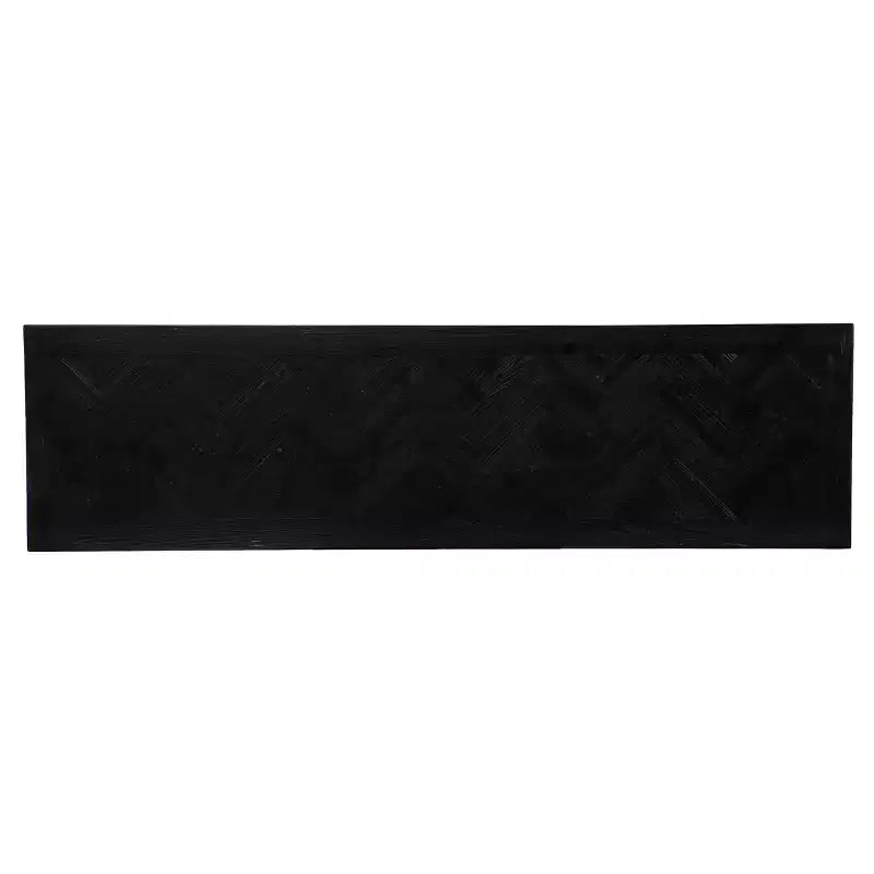 Meuble TV/multimédia en bois de récupération Dessingham – Noir – SEI