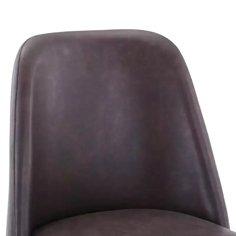 Jofran, tabouret de bar à hauteur de comptoir en similicuir d'inspiration milieu de siècle (ensemble de 2)