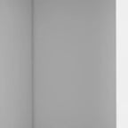 HomeRoots Armoire murale décorative à quatre portes en bois blanc de 59 po