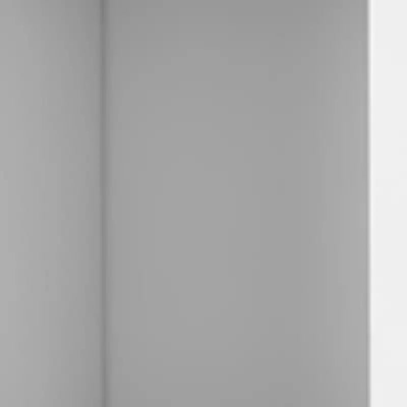 HomeRoots Armoire murale décorative à quatre portes en bois blanc de 59 po