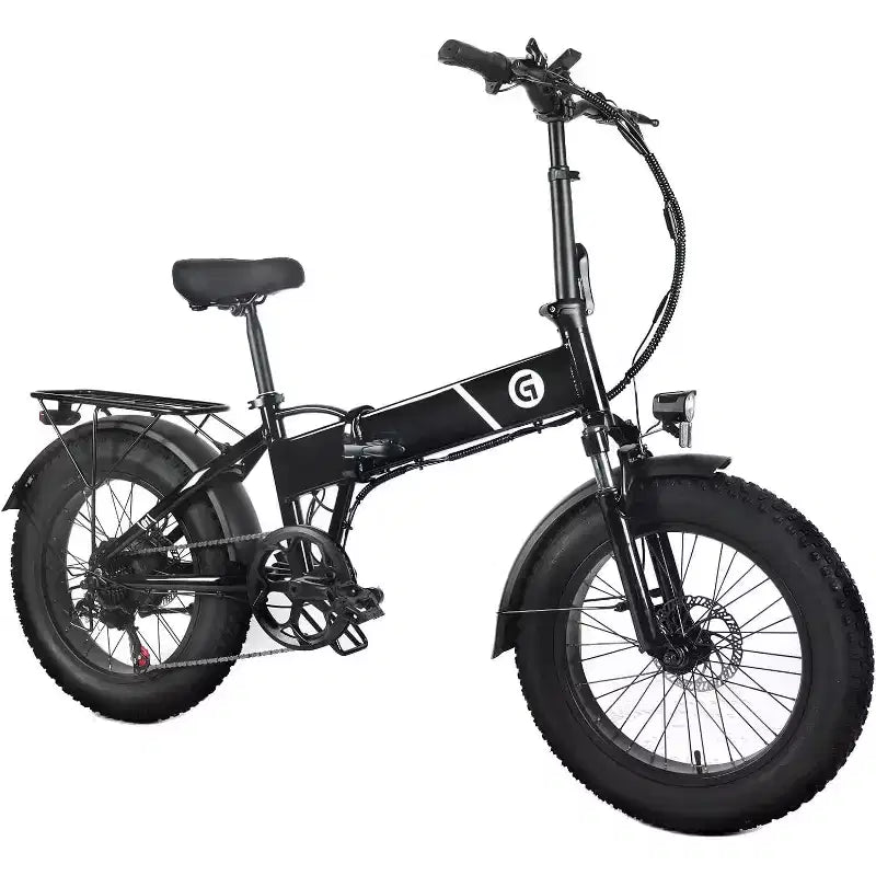 Electric Bike for Adults,20 x 4.0 Fat Tire Folding Ebike,500W 48V Removable Battery and 7-Speed Gears Ideal for Commuting
