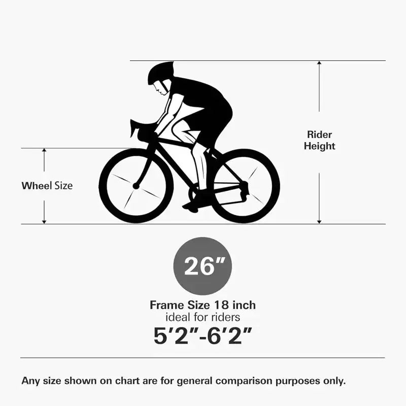 hykolity VTT 26 pouces Vélo de sport 18 vitesses VTT Cyclisme pour Adultes Hommes Femmes 14 ans et plus Vélos de sport extérieur Noir Vélo à double suspension intégrale
