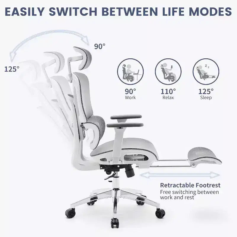 Chaise de bureau ergonomique Acekool