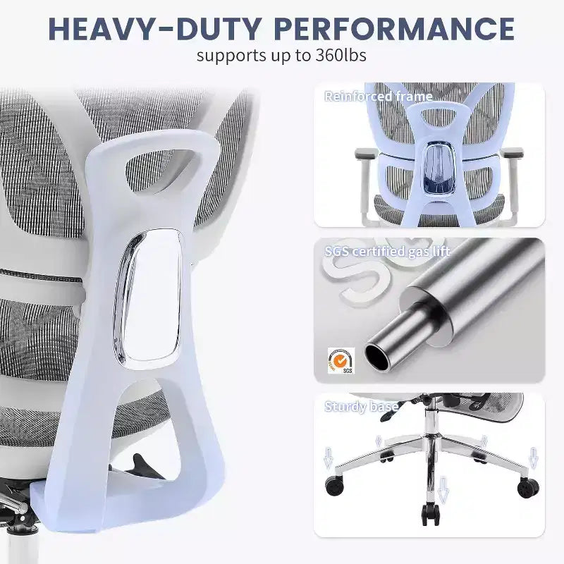 Chaise de bureau ergonomique Acekool