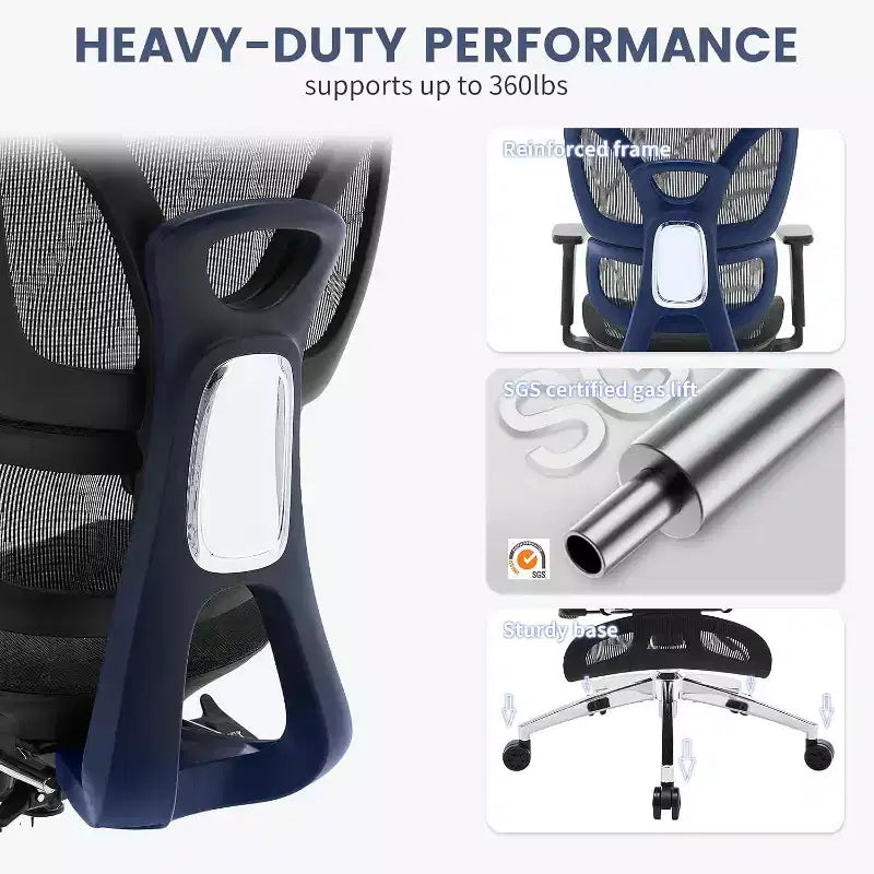 Chaise de bureau ergonomique Acekool