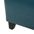GDFStudio Heathbrooke Pouf de rangement capitonné contemporain en similicuir
