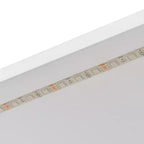 Lit plateforme double Whisen avec étagères de rangement, tiroirs, station de recharge, LED, bureau et tête de lit