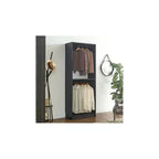 Placard de plain-pied HomeStock Prosper 32 en bois avec deux tringles