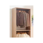 Placard de plain-pied HomeStock Prosper 32 en bois avec deux tringles
