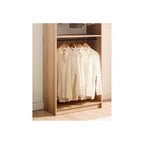 Placard de plain-pied HomeStock Prosper 32 en bois avec deux tringles