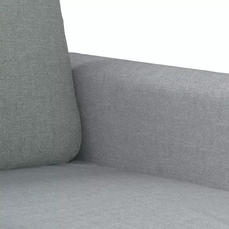 vidaXL Canapé Fauteuil Rembourré Fauteuil Simple pour Salon Tissu - Gris clair 23.6