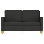 vidaXL Fauteuil canapé Fauteuil individuel rembourré pour salon Tissu - Noir 47,2