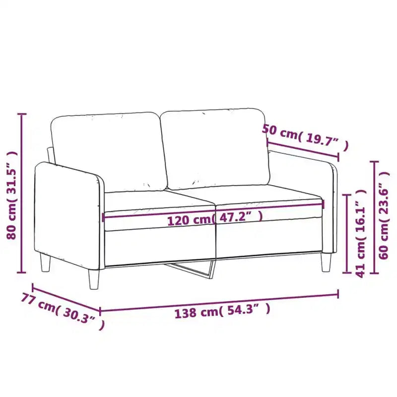 vidaXL Fauteuil canapé Fauteuil individuel rembourré pour salon Tissu - Noir 47,2