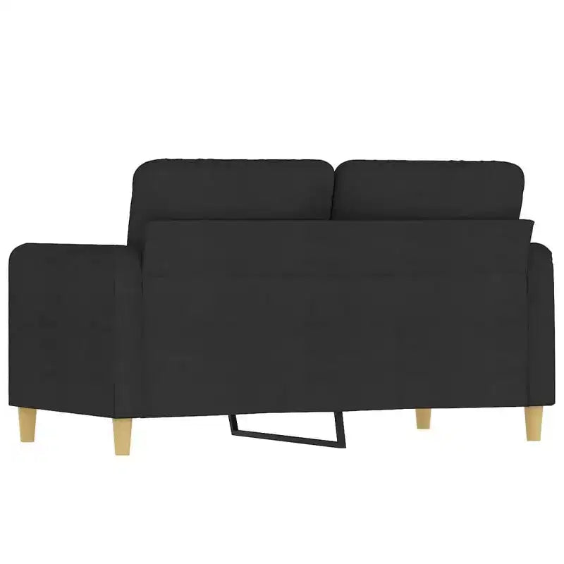 vidaXL Fauteuil canapé Fauteuil individuel rembourré pour salon Tissu - Noir 47,2