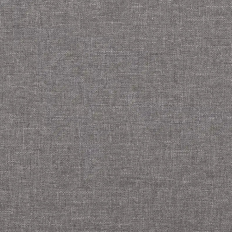 vidaXL Fauteuil simple en tissu gris clair avec repose-pieds - Revêtement 100 % polyester durable pour salon, chambre, salle de repos - 92 x 77 x 80 cm
