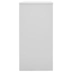 vidaXL Ensemble de 2 casiers Gris clair et rouge Acier Casier de rangement
