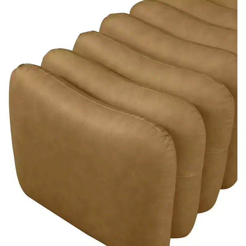 Meridian Furniture, Banc Atticus en similicuir