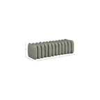 Meridian Furniture, Banc Atticus en similicuir