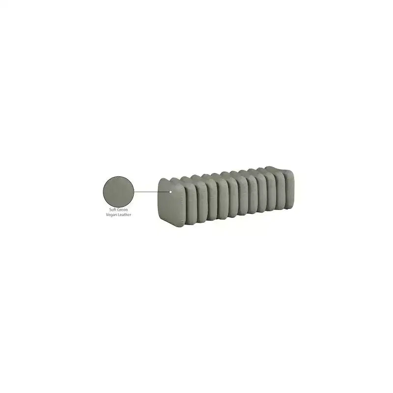 Meridian Furniture, Banc Atticus en similicuir