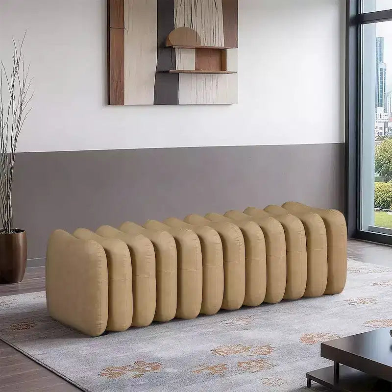Meridian Furniture, Banc Atticus en similicuir
