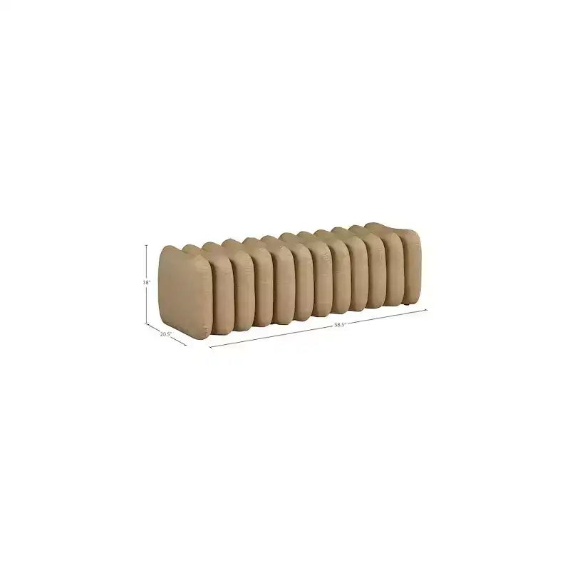 Meridian Furniture, Banc Atticus en similicuir