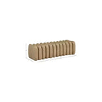 Meridian Furniture, Banc Atticus en similicuir