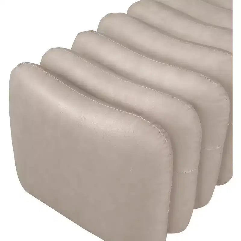 Meridian Furniture, Banc Atticus en similicuir