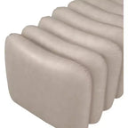 Meridian Furniture, Banc Atticus en similicuir