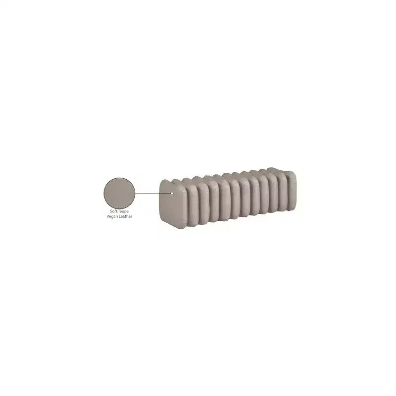 Meridian Furniture, Banc Atticus en similicuir