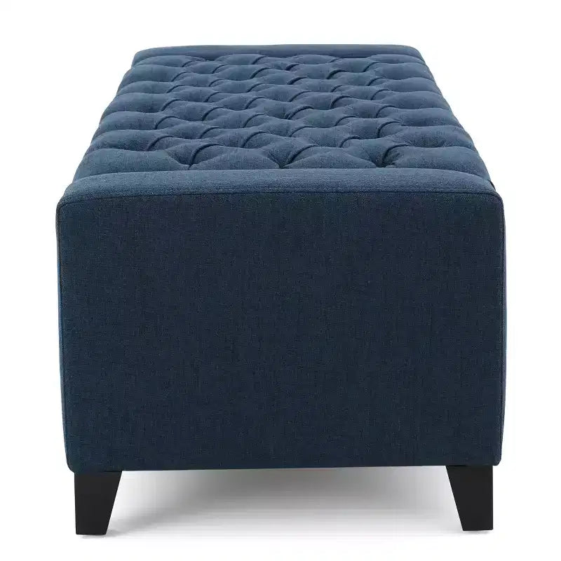 GDFStudio Alta Pouf de rangement capitonné contemporain