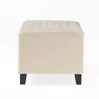 GDFStudio Alta Pouf de rangement capitonné contemporain