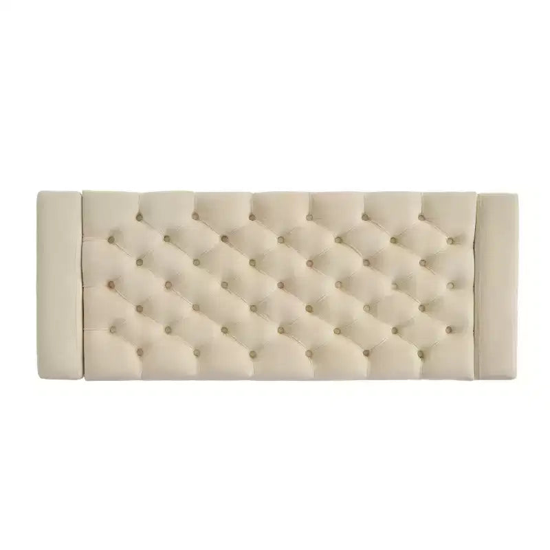 GDFStudio Alta Pouf de rangement capitonné contemporain