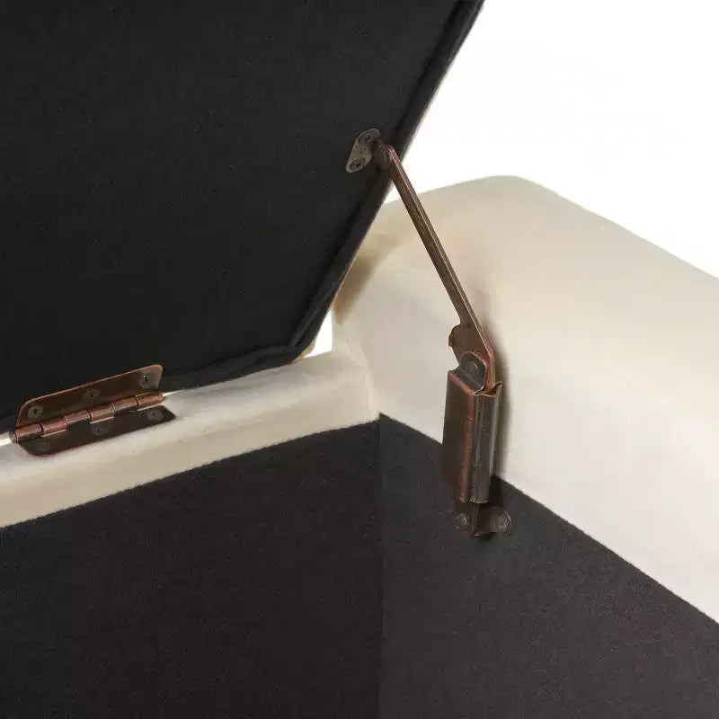 GDFStudio Alta Pouf de rangement capitonné contemporain