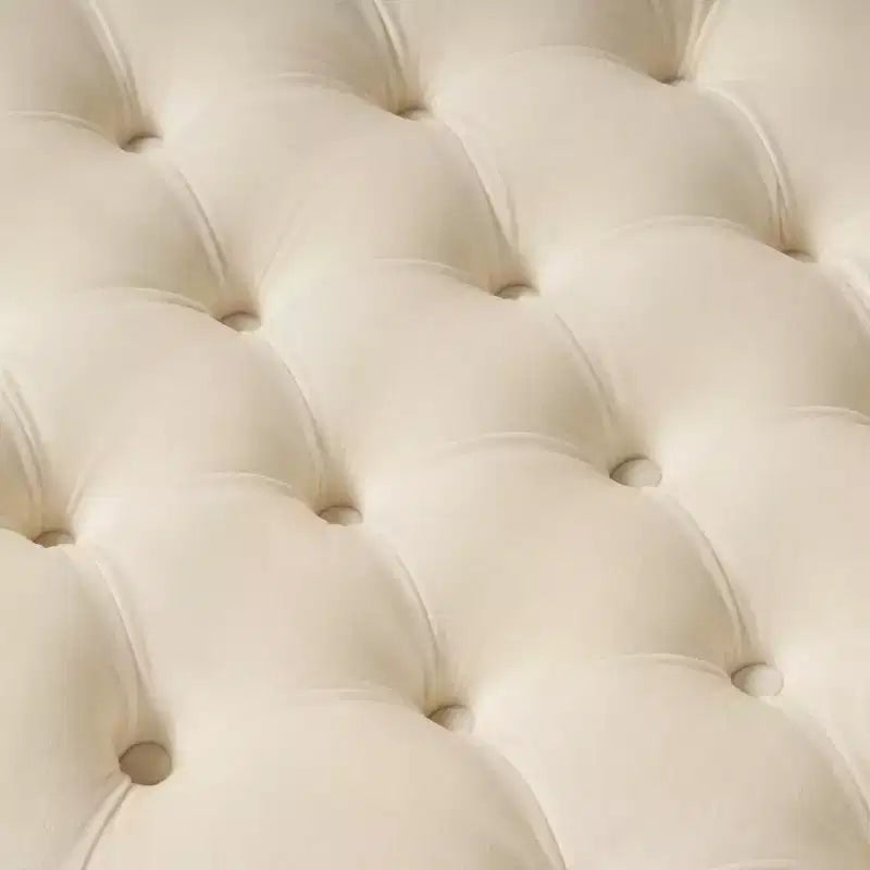 GDFStudio Alta Pouf de rangement capitonné contemporain