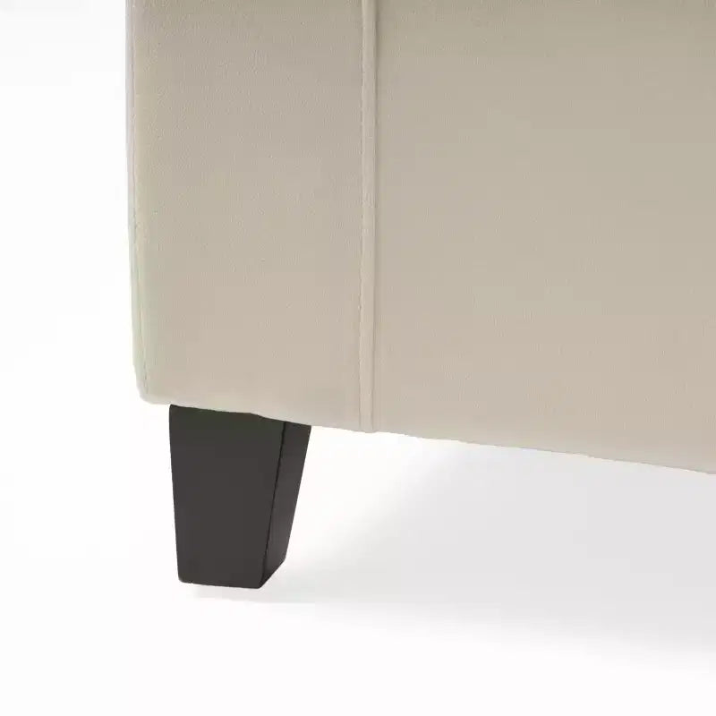 GDFStudio Alta Pouf de rangement capitonné contemporain