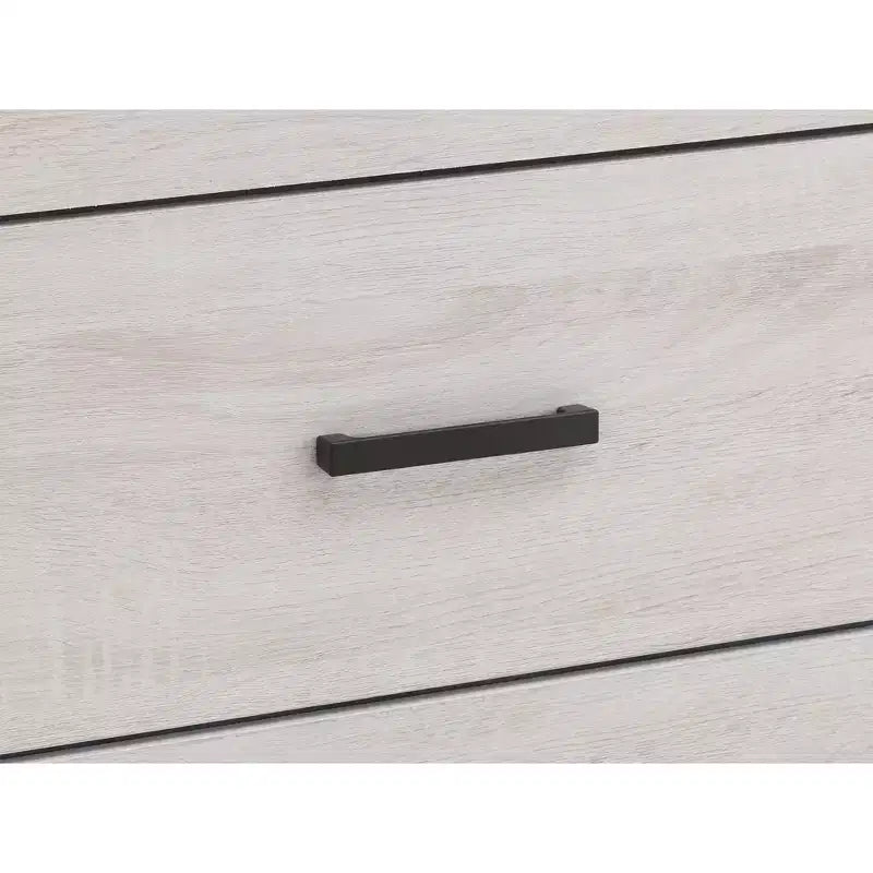 Commode Okak rectangulaire 4 tiroirs, commode classique avec tiroirs spacieux, poignées et surface supérieure large, armoire de rangement de chambre à coucher