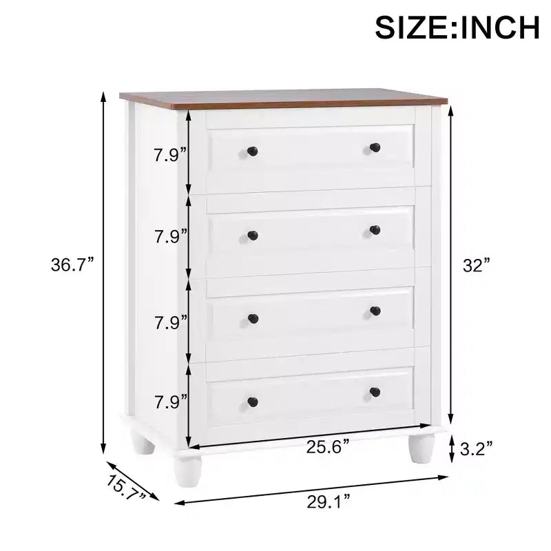 Commode haute Okak en bois, Meuble de rangement moderne à 4/5/6 tiroirs pour chambre à coucher, chambre d'enfant, salon et entrée