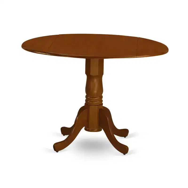 Ensemble de salle à manger Belmont de HomeStock - Petite table à manger et chaises de dînette, à rallonges, coloris Beurre frais et Cerisier