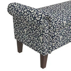 HL Home Furnishings, Pouf de rangement à accoudoirs arrondis