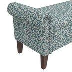 HL Home Furnishings, Pouf de rangement à accoudoirs arrondis