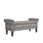 HL Home Furnishings, Pouf de rangement à accoudoirs arrondis
