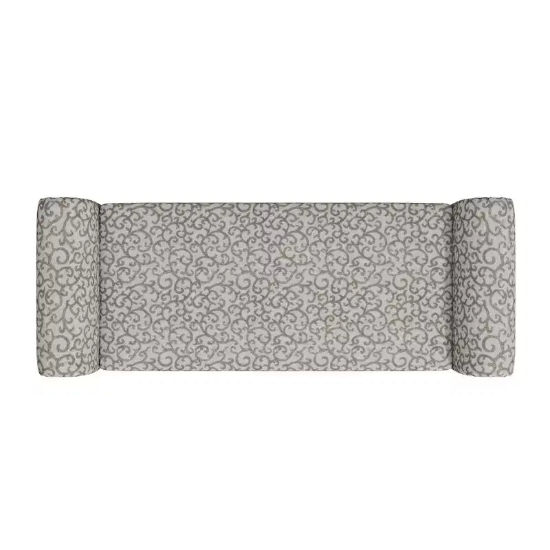 HL Home Furnishings, Pouf de rangement à accoudoirs arrondis