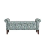 HL Home Furnishings, Pouf de rangement à accoudoirs arrondis