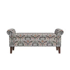 HL Home Furnishings, Pouf de rangement à accoudoirs arrondis