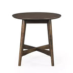 Table d'appoint ronde en bois GDFStudio Murdock de style milieu de siècle