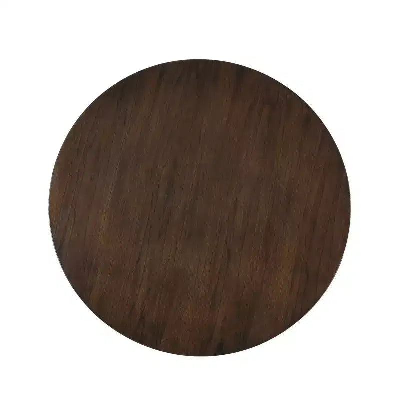 Table d'appoint ronde en bois GDFStudio Murdock de style milieu de siècle